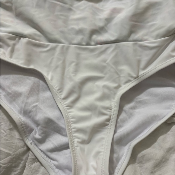 Mazu Swim Colorful Floral One Piece Swimsuit. Ruched Skirt, Wide Straps. - Picture 10 of 16